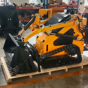 Epa Enjin Roda/Pemuat Trek Diesel Mini Skid Steer Track Loader Pemuat Skid Steer Mini Dengan Trek