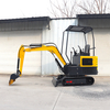 Mini escavatore CE EPA Escavatore da 1,8 tonnellate Mini Bigger Bagger Crawler 2ton 1.7t Mini escavatore 1 tonnellata