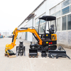 Mini escavatore CE EPA Escavatore da 1,8 tonnellate Mini Bigger Bagger Crawler 2ton 1.7t Mini escavatore 1 tonnellata
