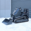 Seachadadh Mear CE EPA Track Buic&eacute;ad Ceangalt&aacute;n Tosaigh Mini Skid Steer Loader Le Buic&eacute;ad Trencher C&eacute;achta Rothlach