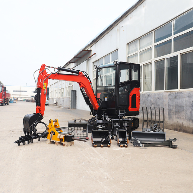 Mini excavadora micro peque&ntilde;a sobre orugas, m&aacute;quina excavadora 2t, 0,8, 1,2, 1,5, 2 toneladas, 3 toneladas