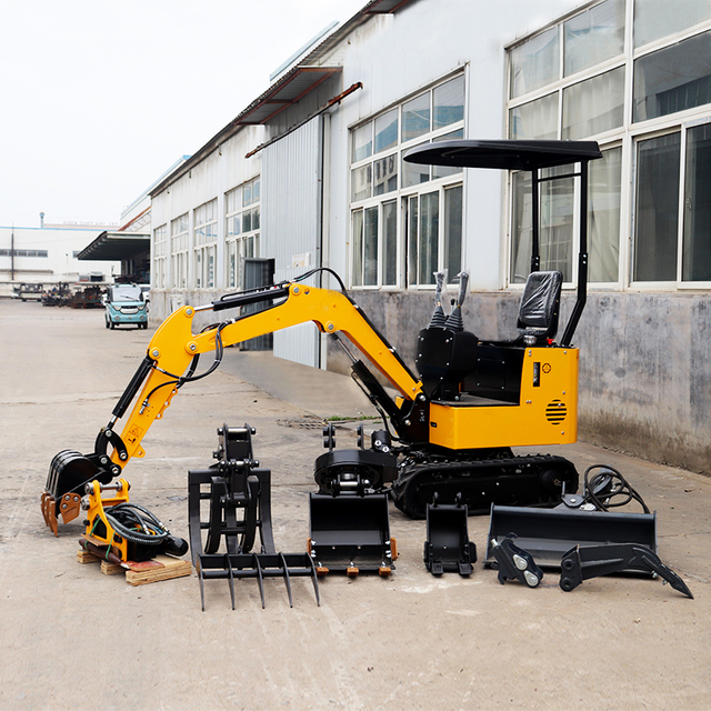 CE EPA Mini Graafmasjien 1.2 Ton Graafmasjien Mini Bigger Bagger Crawler Mini Excavator 1 Ton