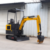 Mini escavatore CE EPA Escavatore da 1,8 tonnellate Mini Bigger Bagger Crawler 2ton 1.7t Mini escavatore 1 tonnellata