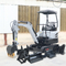 Minibagger 1,5 Tonnen CE EURO5 Schnelle Lieferung Mini-Kleinbagger 1 Tonne 2 Tonnen Chinesische Raupen-Minibagger-Bagger zum Verkauf